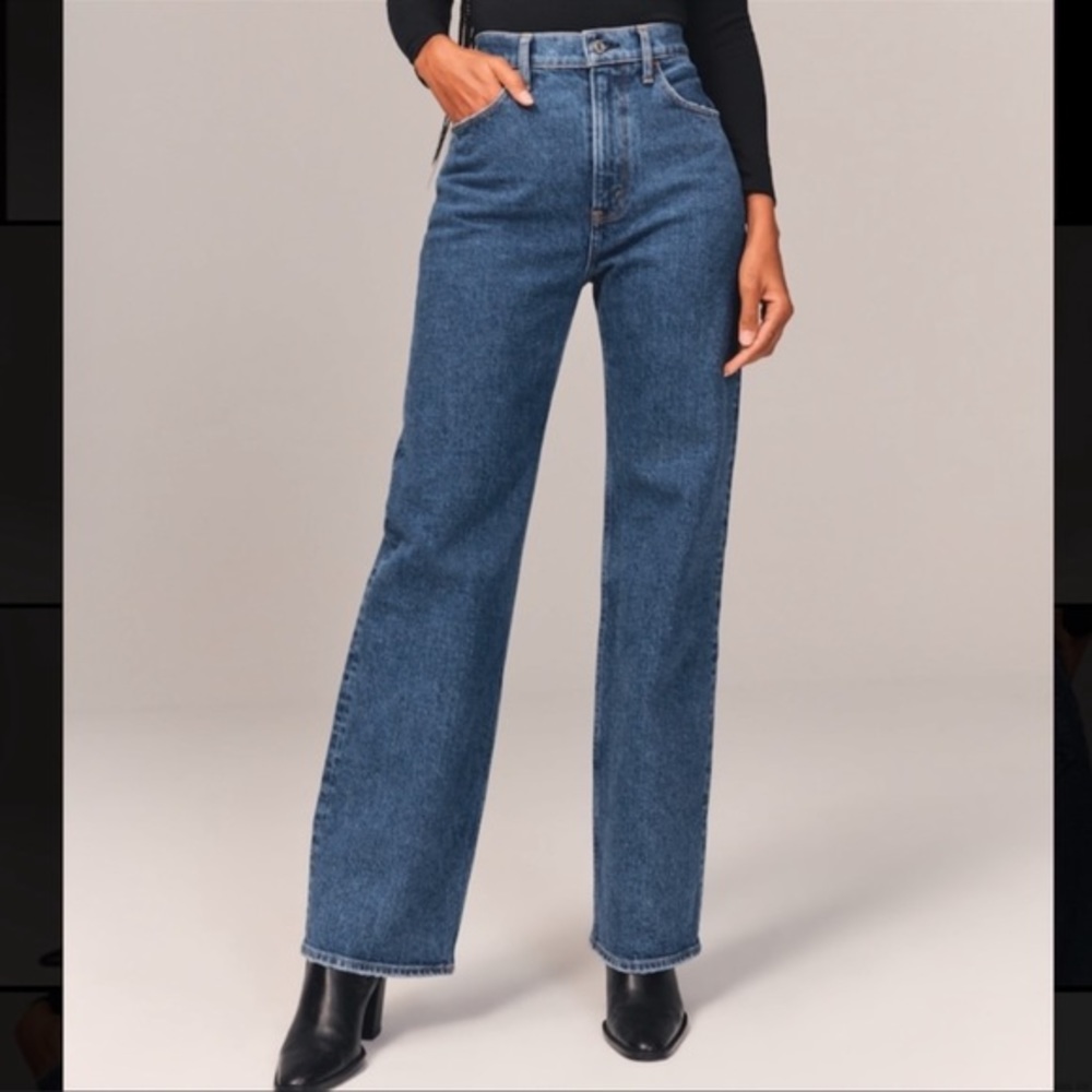 90s Ultra High Rise Relaxed Jeans - 27 SHORT
